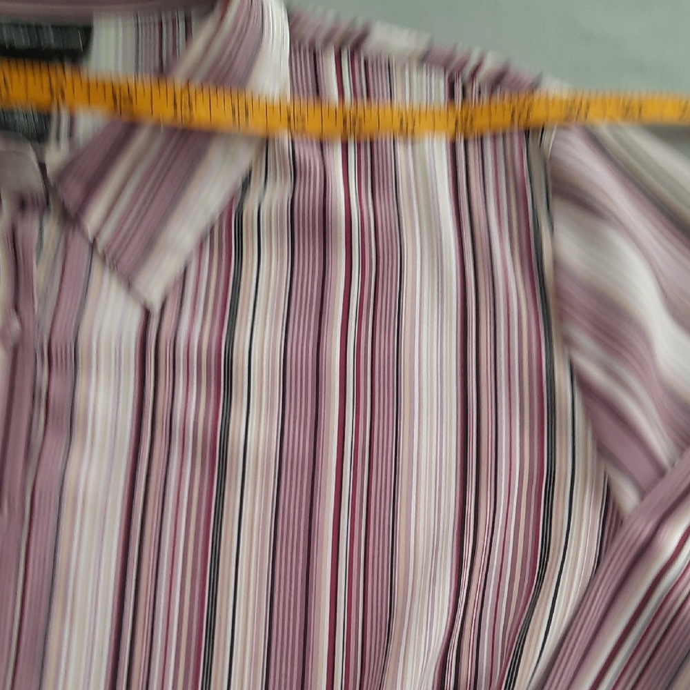 Maggie Barnes Striped Blouse 3X - Picture 7 of 12